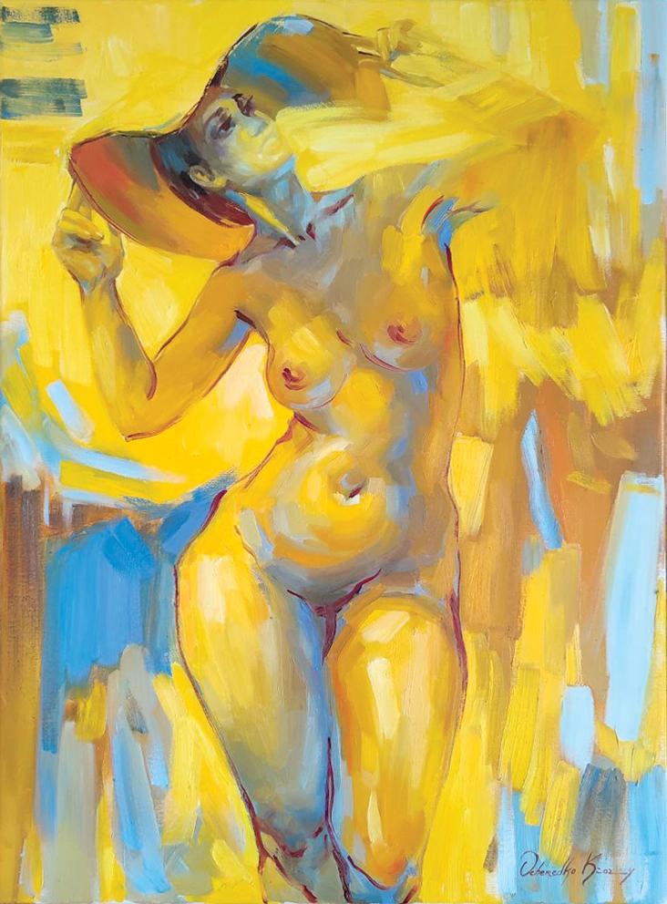 3_Kateryna Ocheredko_In love with the sun_acrylic on canvas_60x80cm_2023_web