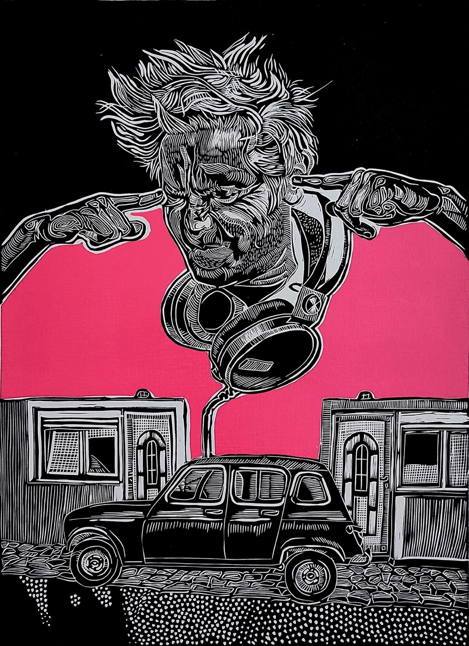4_Kateryna Ocheredko_Hear me_linocut_42x30cm_2020_web Duży